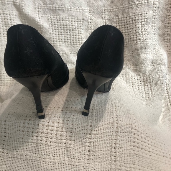Louis Vuitton Suede Black heels shoe size 36 - Picture 9 of 13